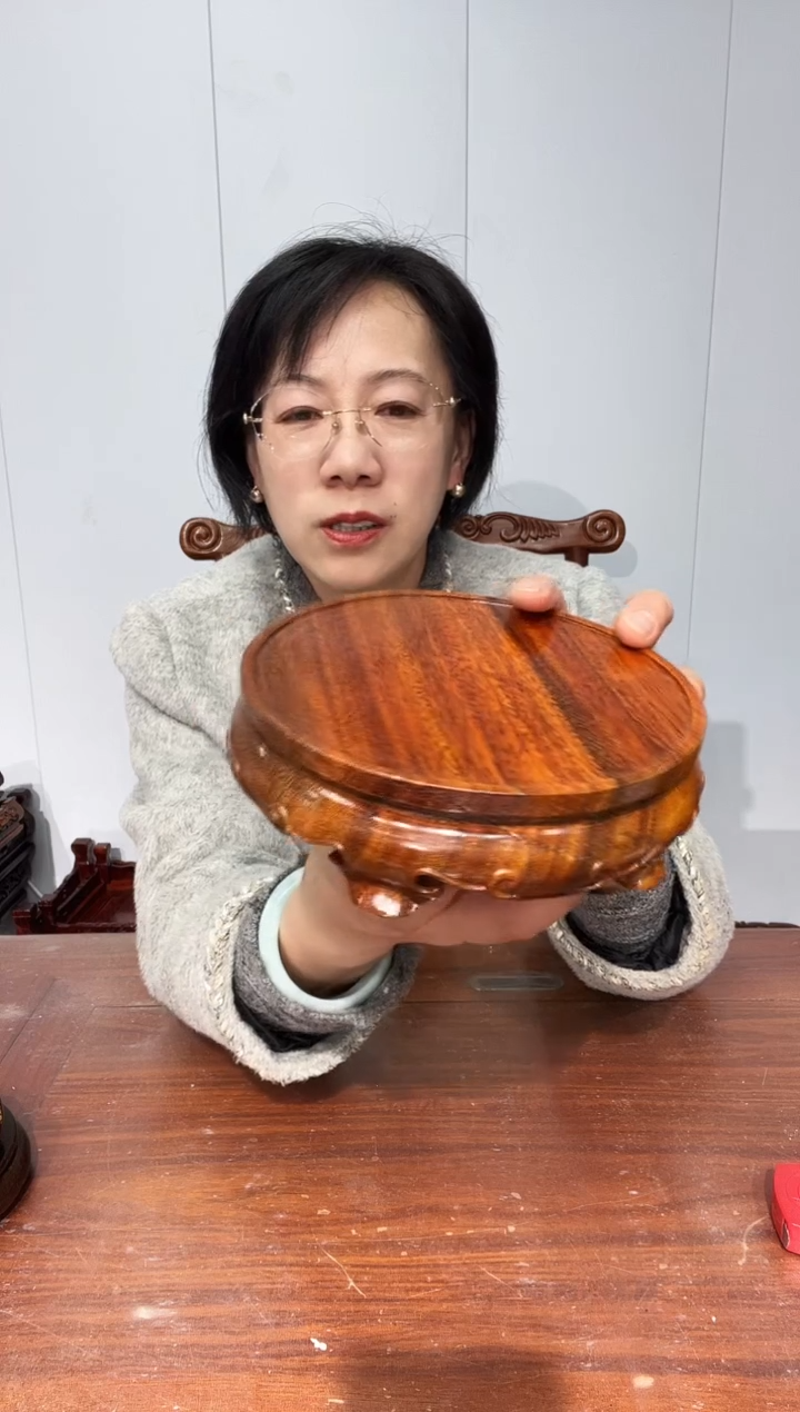 木老花圆形15*17.5*5