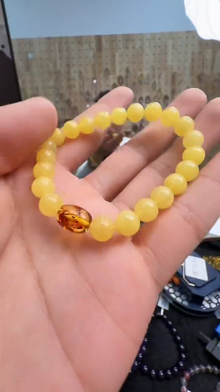 手链蜜蜡未镶嵌村0356 约8mm