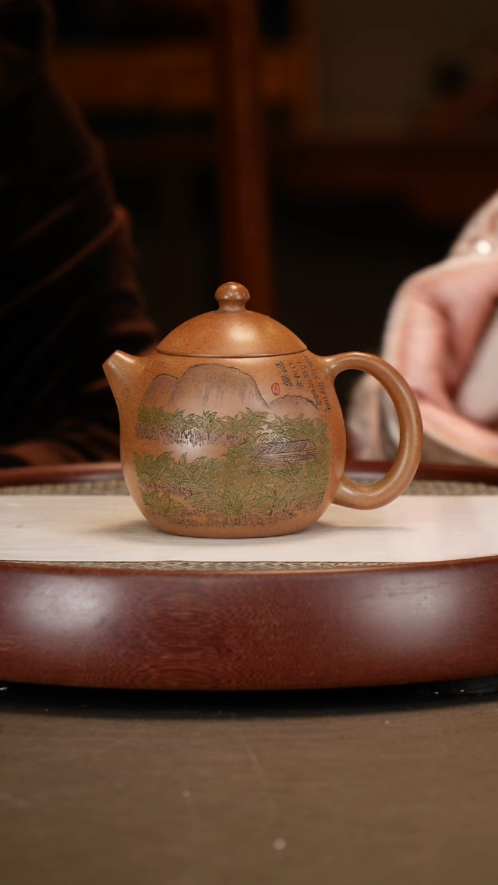 【闪购商品】紫砂茶壶【曹秀芬】天星泥龙蛋