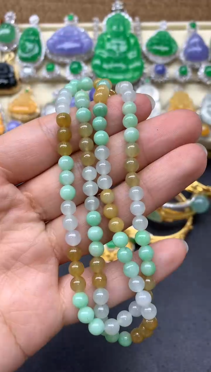 【闪购商品】翡翠手串未镶嵌67-中国好珍宝