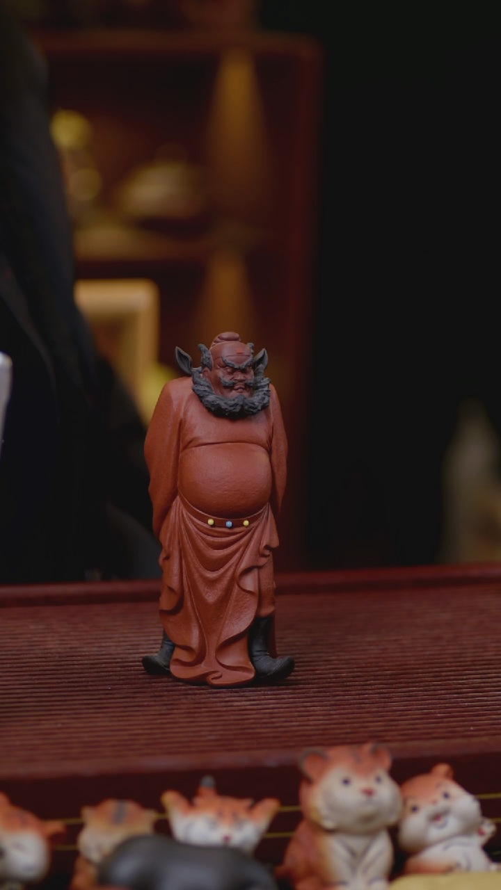 【闪购商品】紫砂茶宠精工钟馗