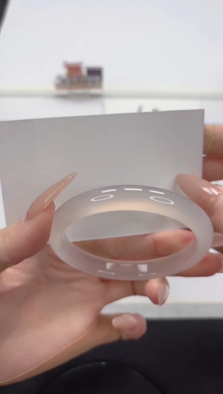 【闪购商品】石英质玉手镯未镶嵌A18-58.8