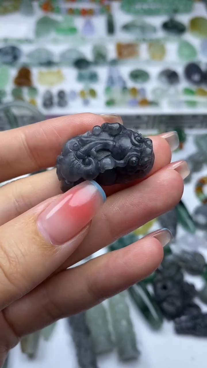 未镶嵌定制翡翠毛货定制不退不换