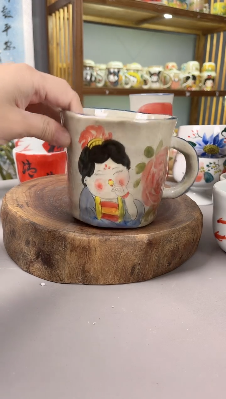 【闪购商品】瓷片景德镇手绘高温釉下彩