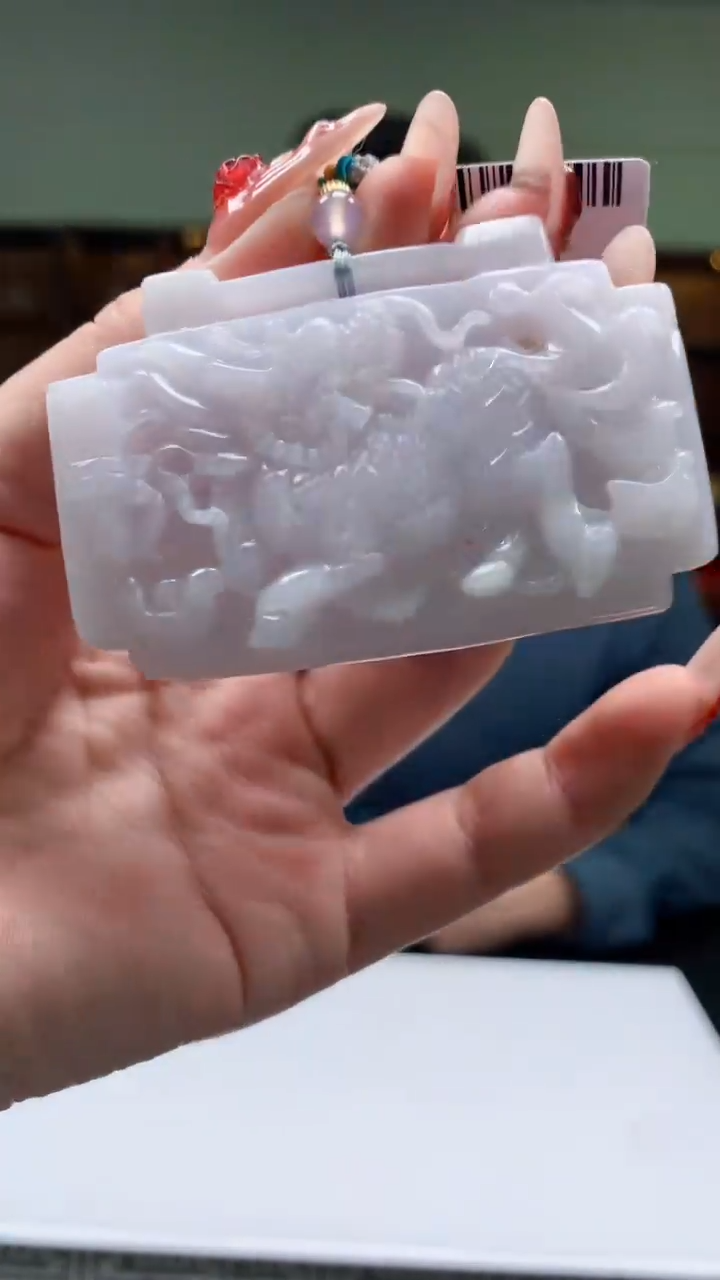 【闪购商品】定制翡翠未镶嵌1051ry-毛货挂件32