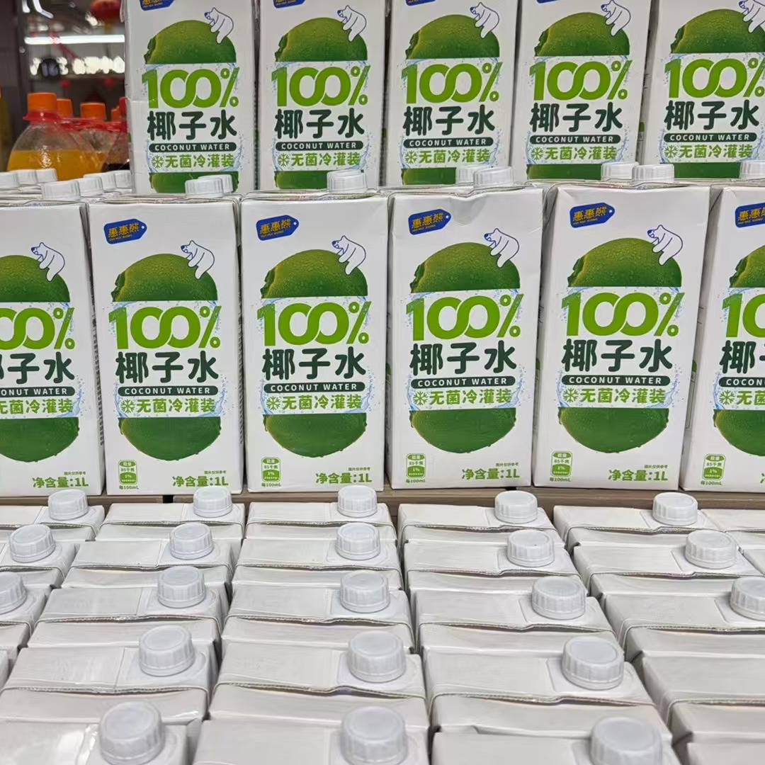 惠惠熊100%椰子水1L