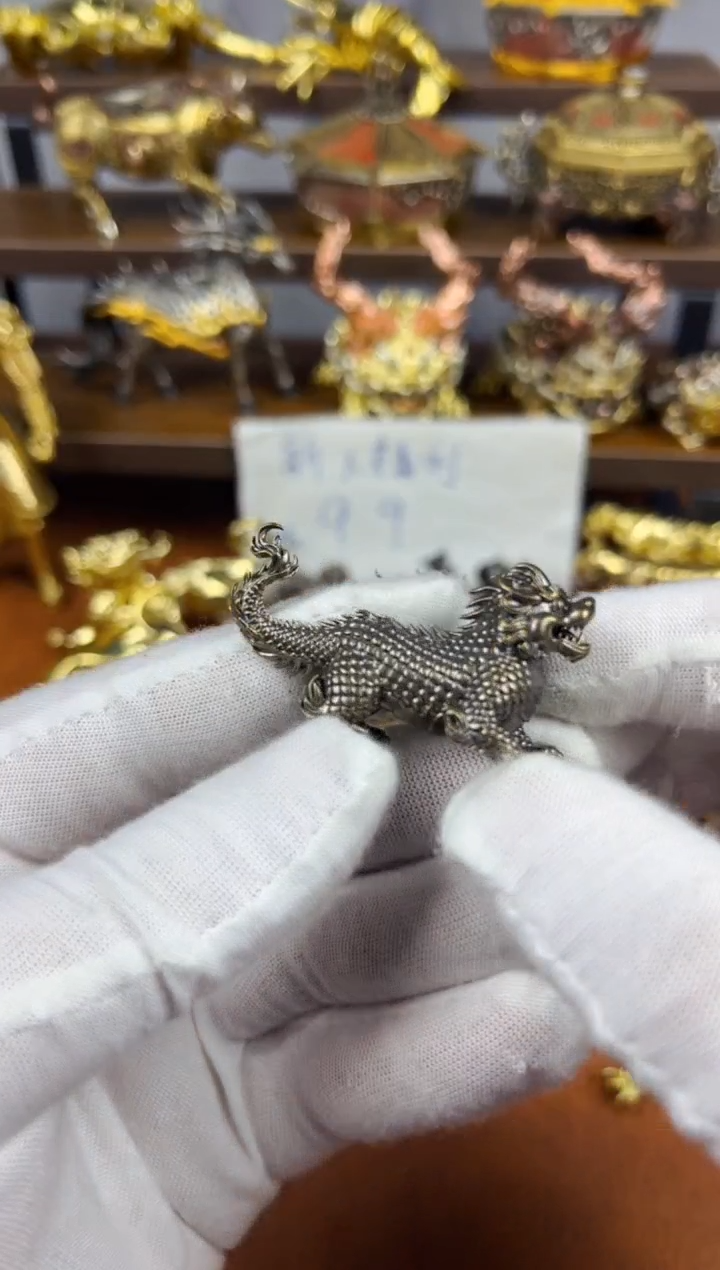 样式袁新款貔貅小号黄铜复古