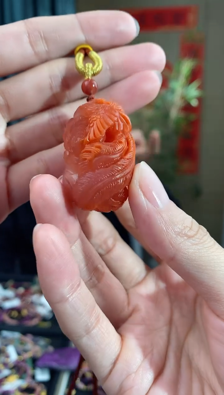 【闪购商品】南红玛瑙吊坠(赠链)未镶嵌819