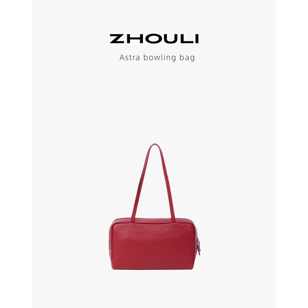 【Tr-Astra保龄球】原厂羊皮 里外全皮 肉家秋季新品 单肩手提包