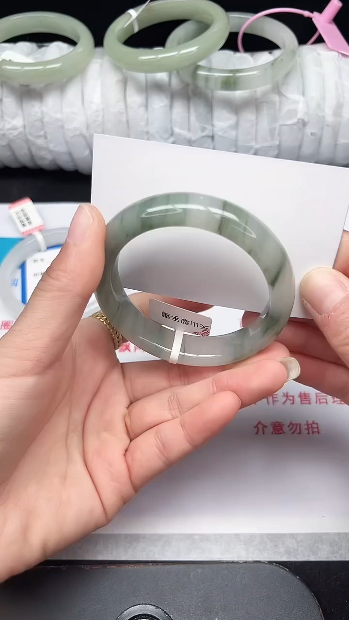 未镶嵌手镯石英质玉325-54/55