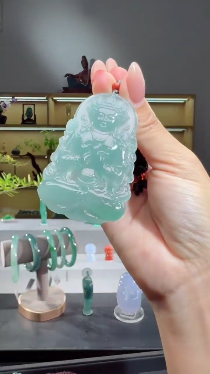 吊坠(不含链)未镶嵌翡翠度母（多样性发其一）