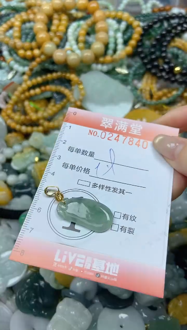 未镶嵌挂件翡翠闪购0247840