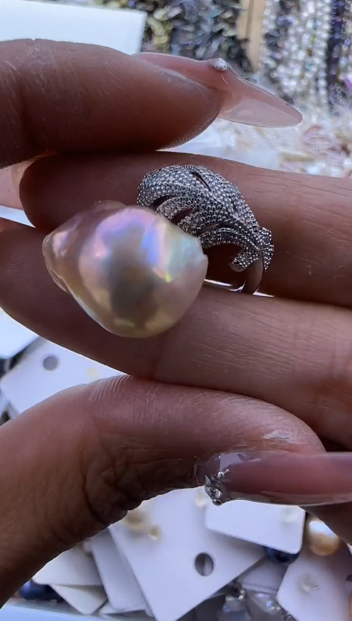 【闪购商品】淡水珍珠戒指未镶嵌895