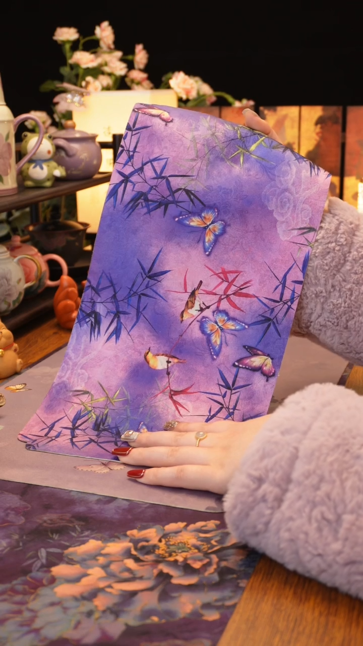 【闪购商品】紫色竹子茶席·····