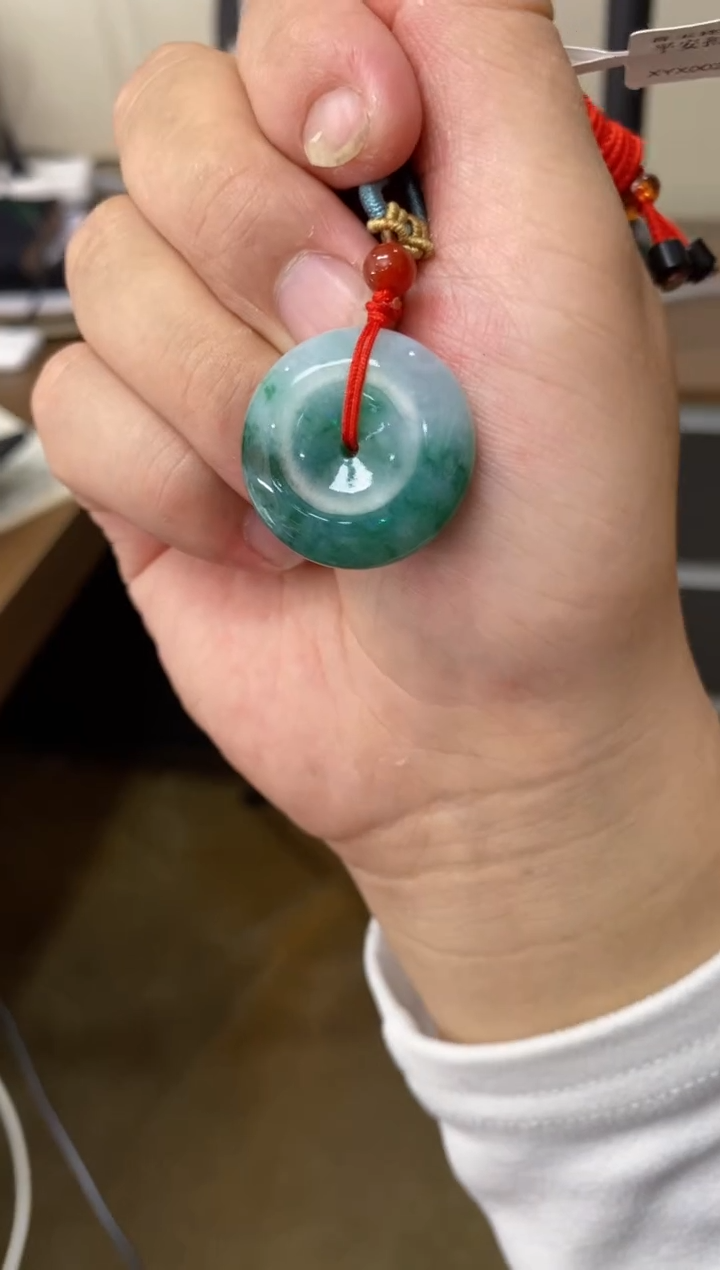 【闪购商品】翡翠颈饰18K金镶嵌翡翠