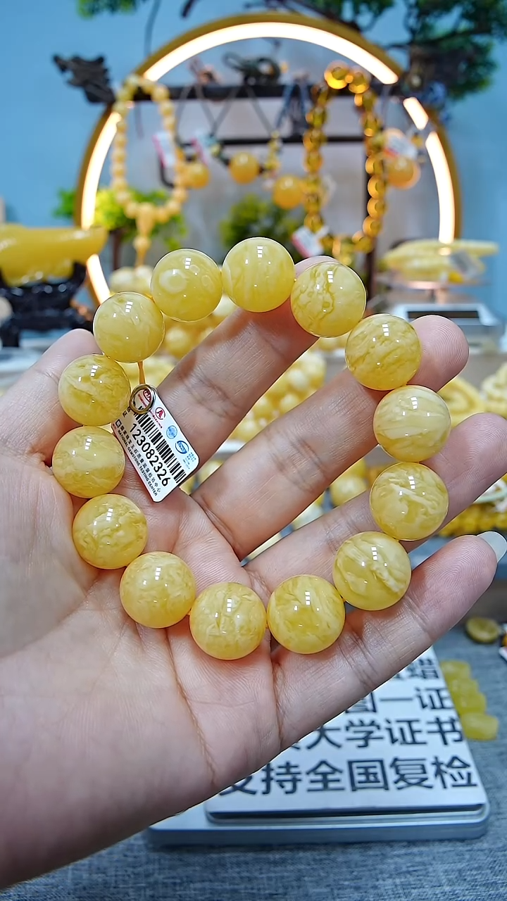【闪购商品】蜜蜡手串未镶嵌*********