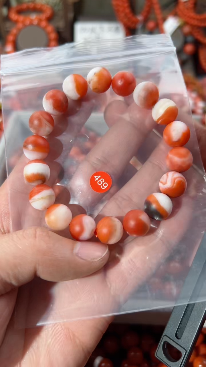 【闪购商品】南红玛瑙手串未镶嵌11