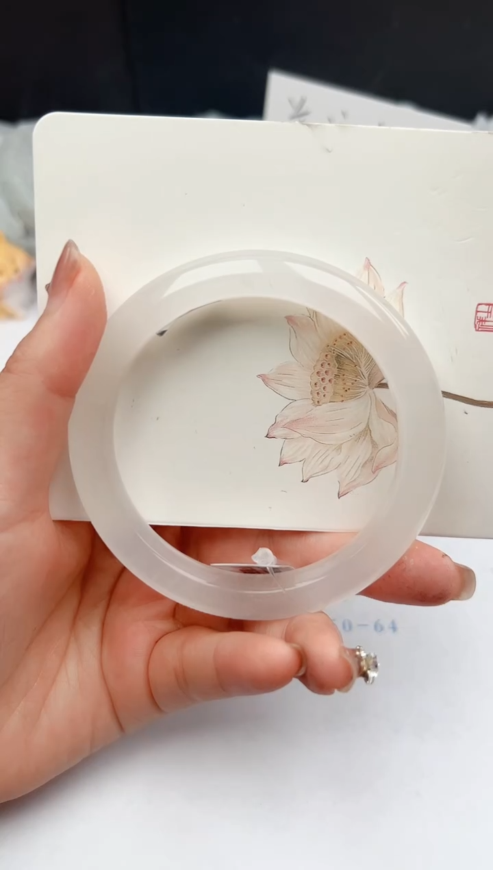 【闪购商品】石英质玉手镯未镶嵌54-GB