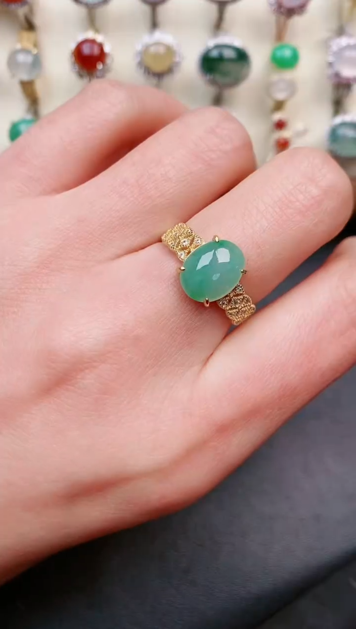 【闪购商品】翡翠戒指银S925镶嵌.....