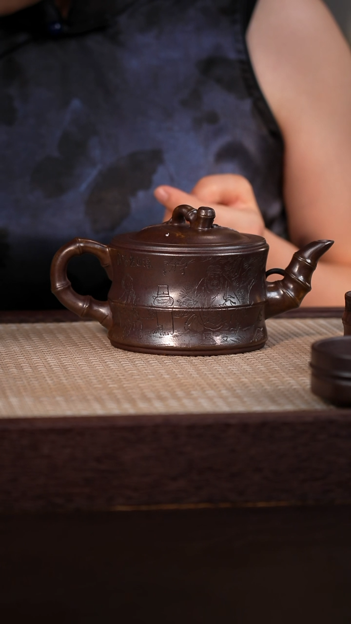 茶壶紫砂芒果泥柴烧 360cc