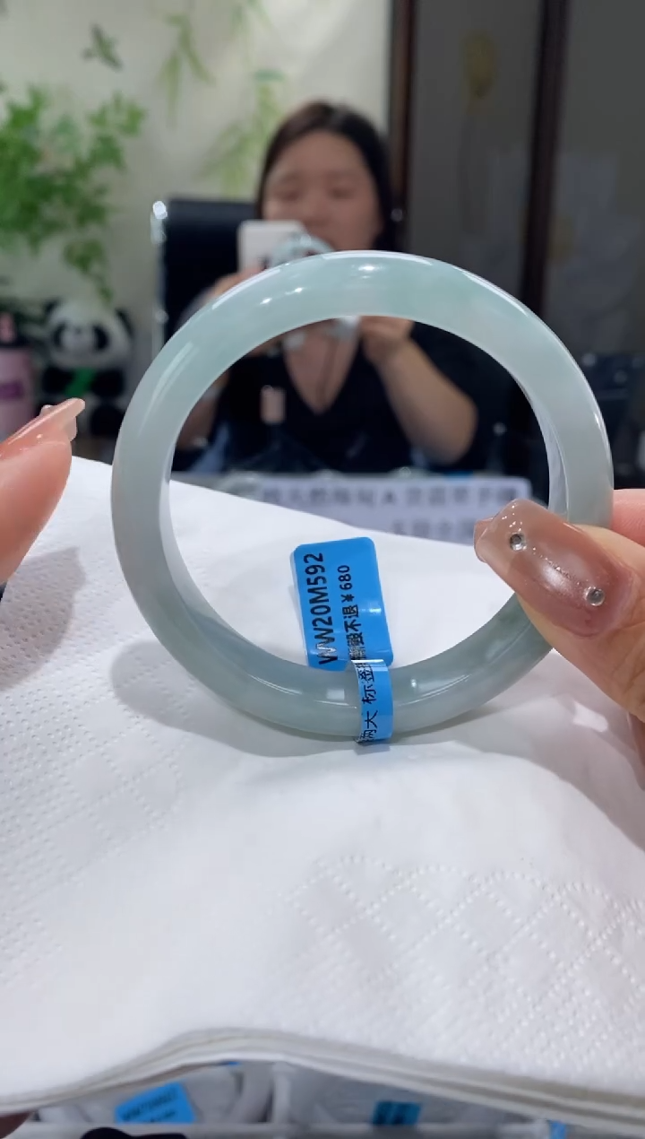 未镶嵌手镯翡翠圈口58.9