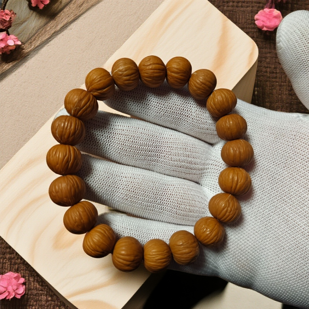 天然无修猴头土豪核桃文玩手串单圈111111