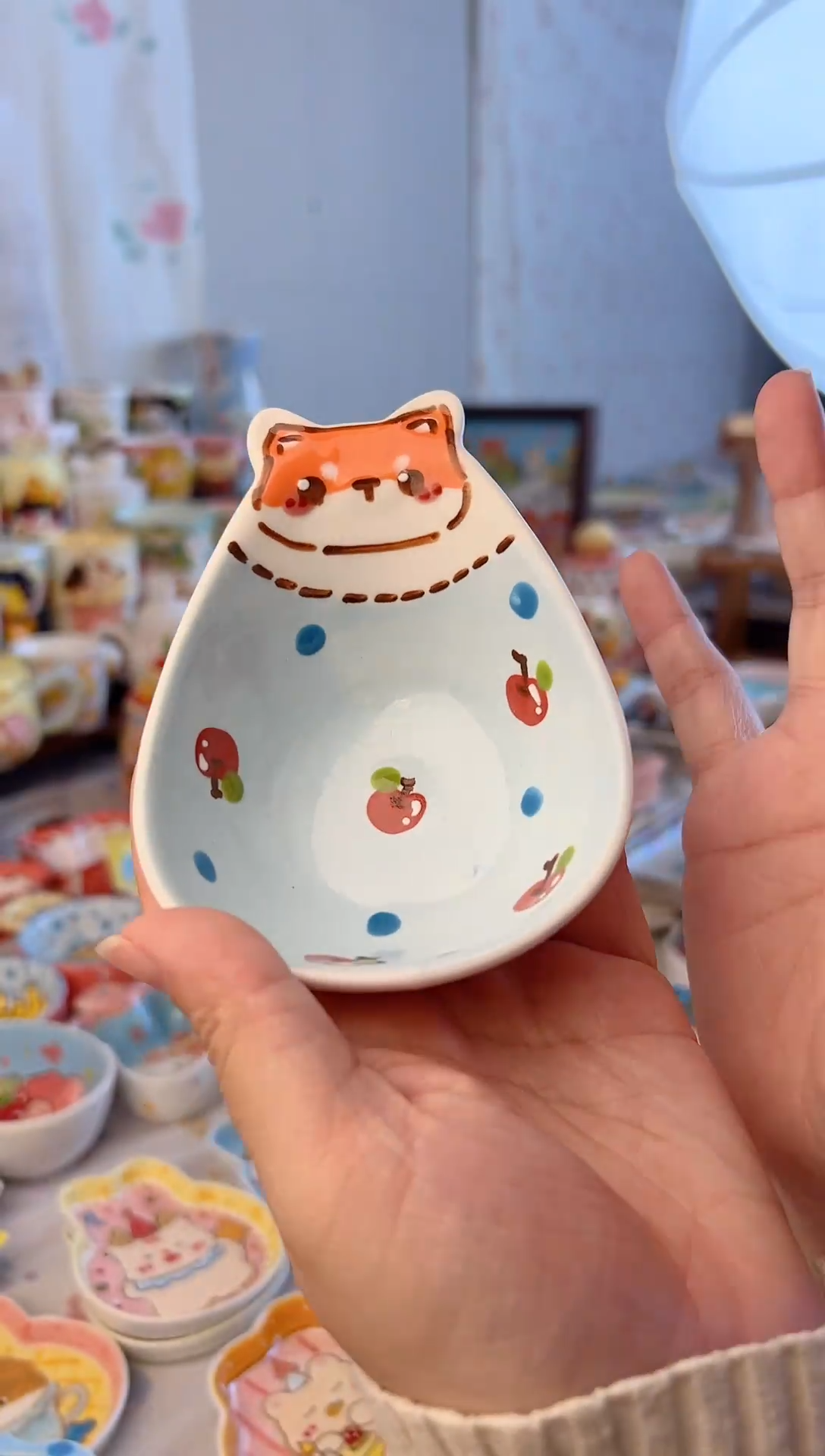 摆件陶景德镇陶瓷手绘微瑕