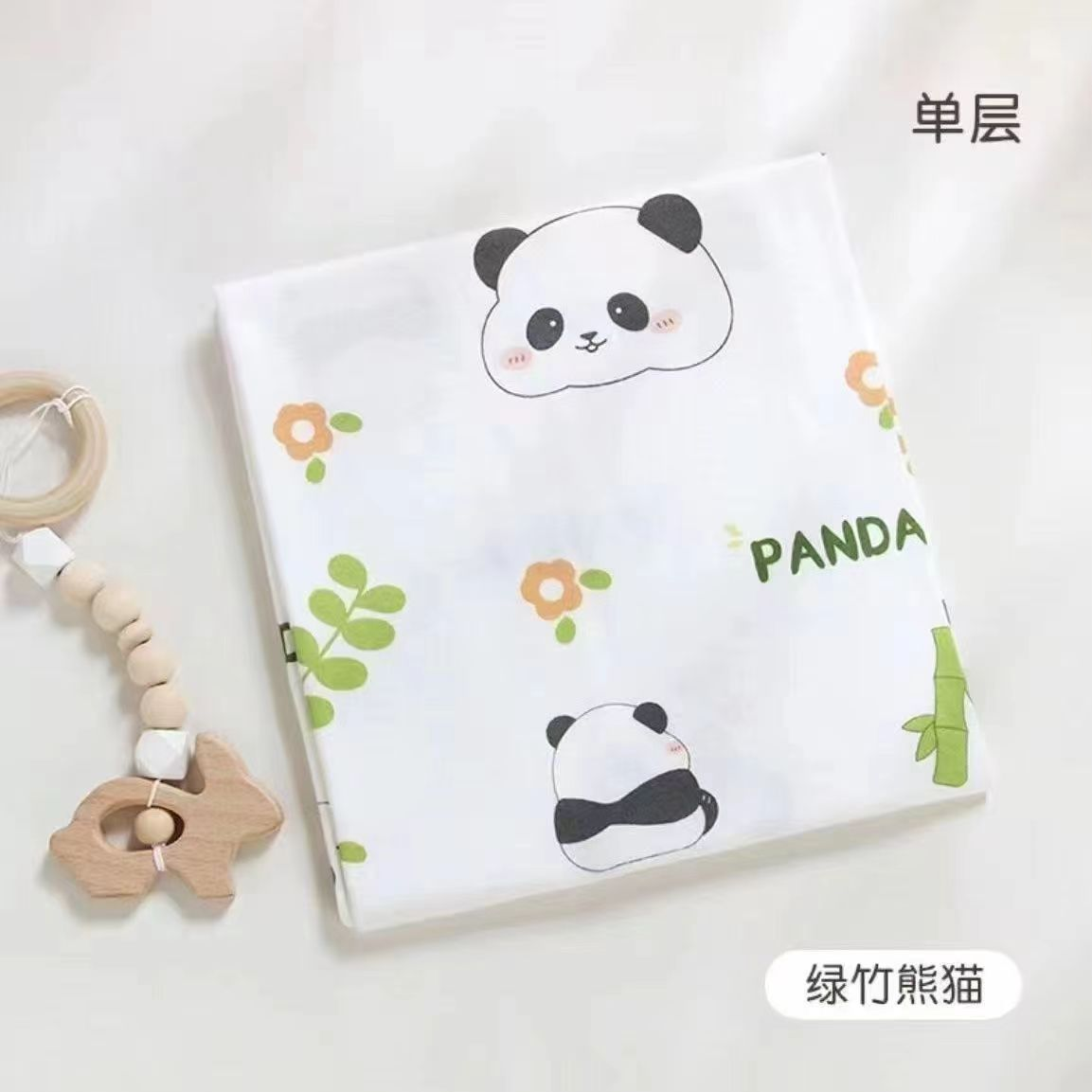 浮力婴儿纯棉纱布浴巾包单重磅泡泡纱