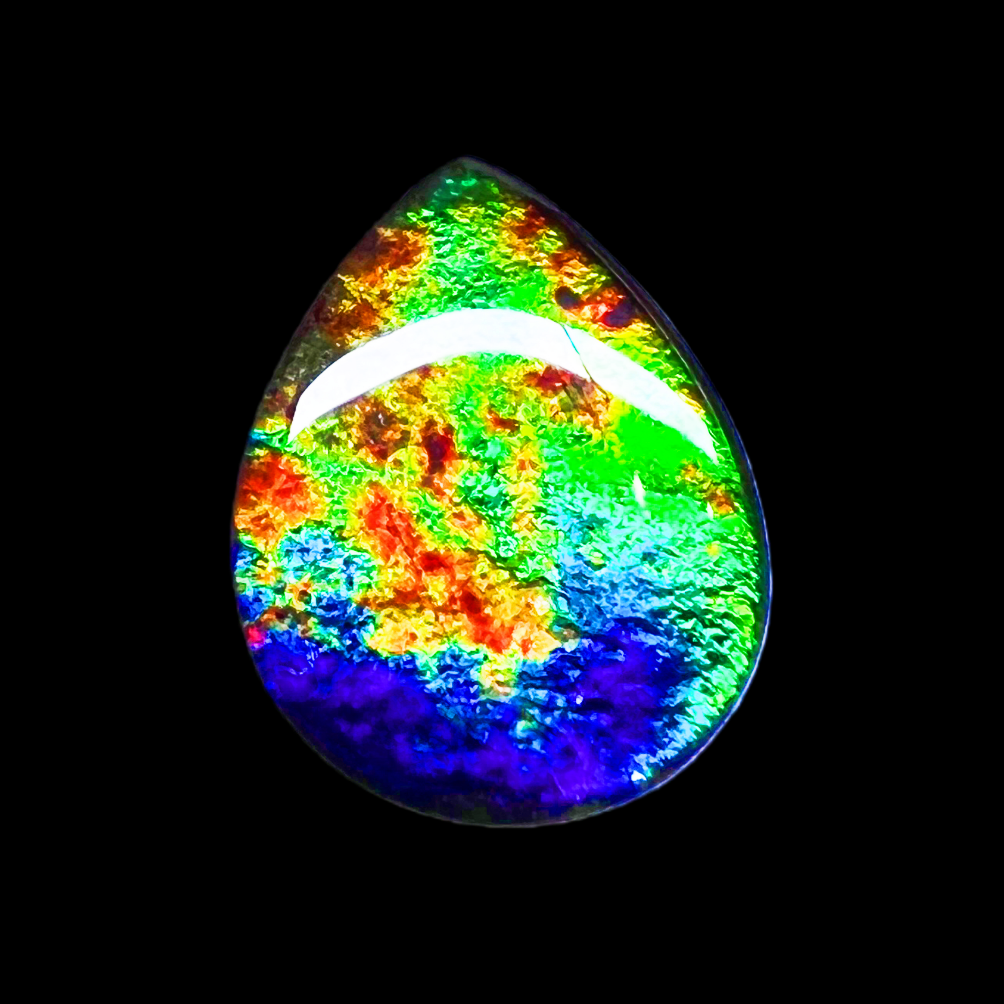 【斑彩-繁花】14.8mm  加拿大  N-2 YS-H 创意饰品 H8