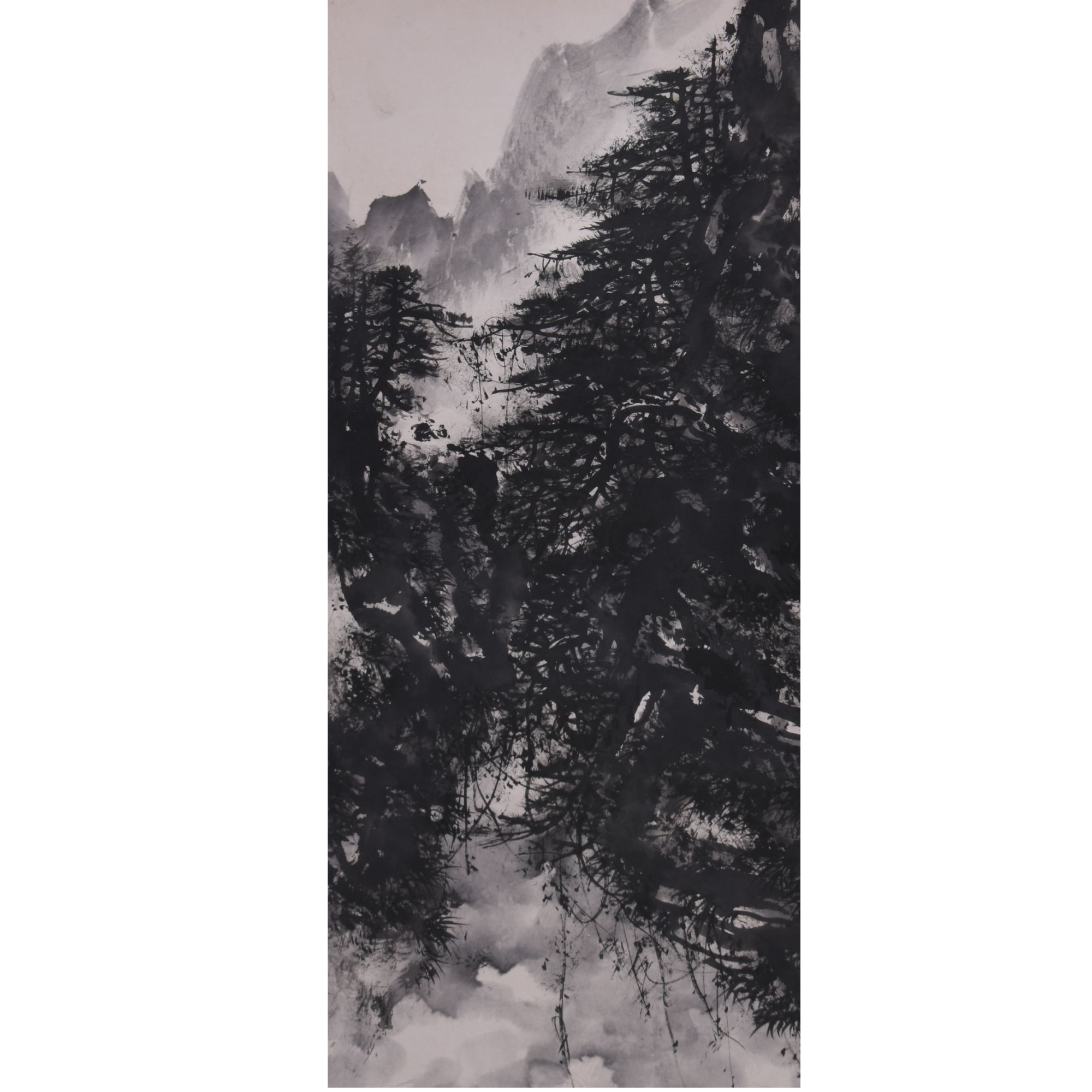 LOT.565 《山水》134*68cm 纸本水墨立轴