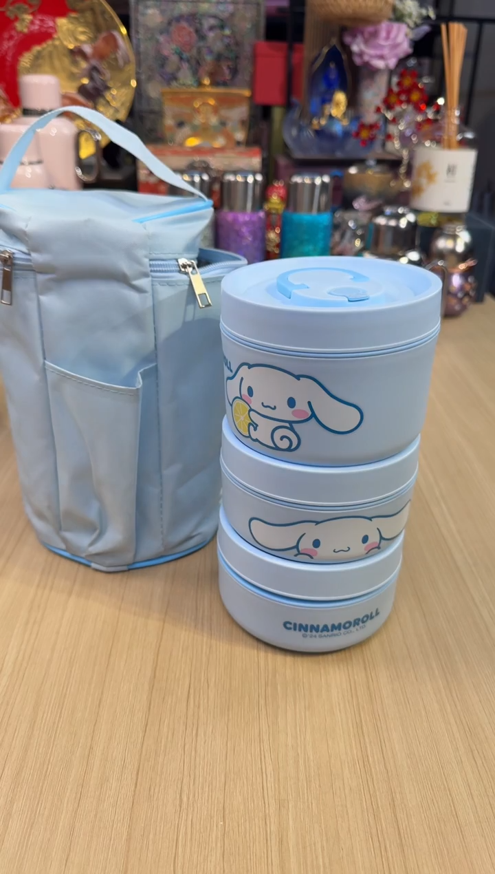 194玉桂狗保鲜碗套三+保温袋