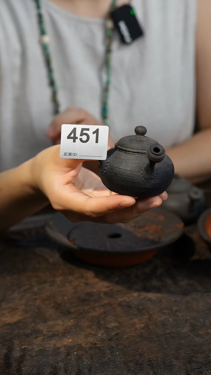 简****i潮州手工原矿砂铫壶451