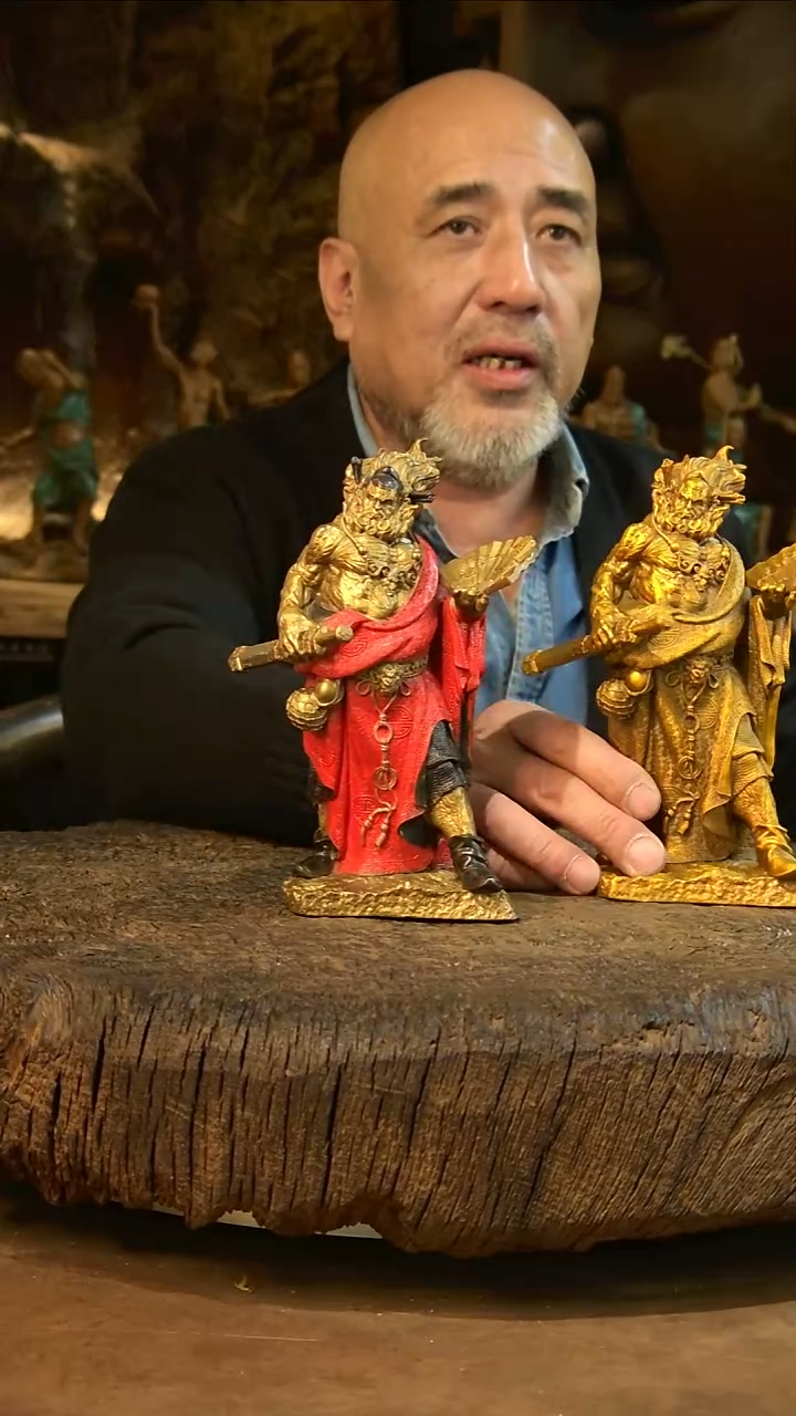 铜憧*1红色神威钟馗   