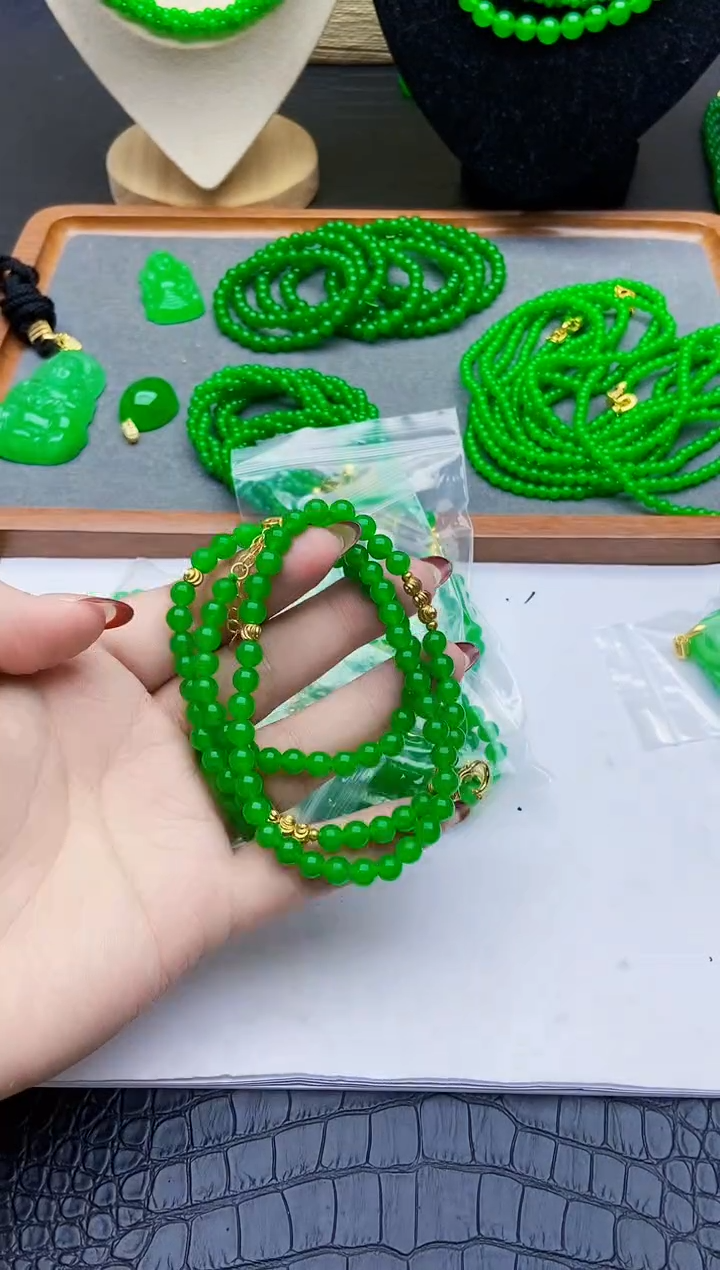 颈饰未镶嵌翡翠万能扣项链卡6