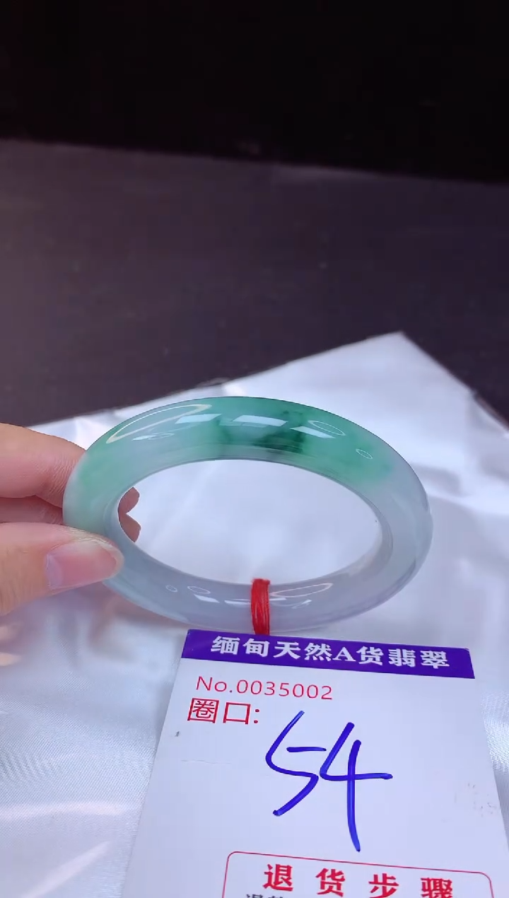 【闪购商品】翡翠手镯未镶嵌54+             