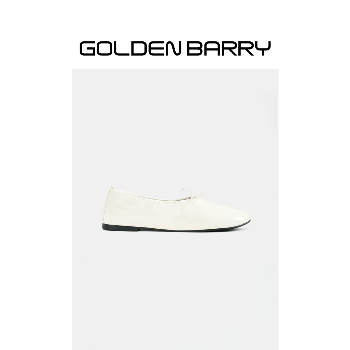 GOLDENBARRY圆头蝴蝶结平底鞋单鞋GB063328007