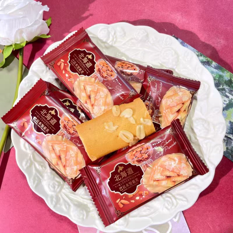 唯口爱北海道巴旦木坚果芙烘烤糕点结婚喜饼伴手礼休闲零食点心