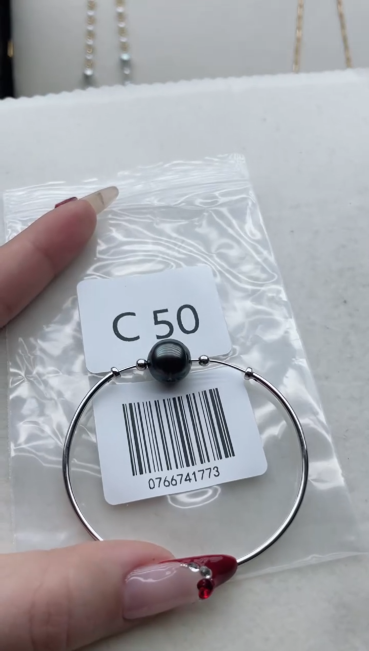 【闪购商品】海水珍珠手镯银S925镶嵌C50