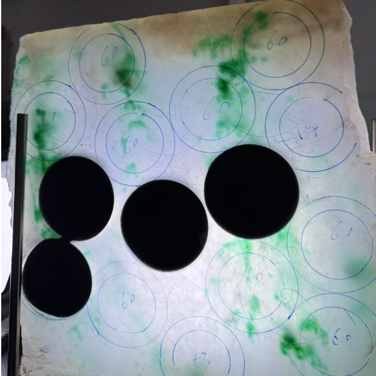 非洲翠石英质玉板料选料意向链接