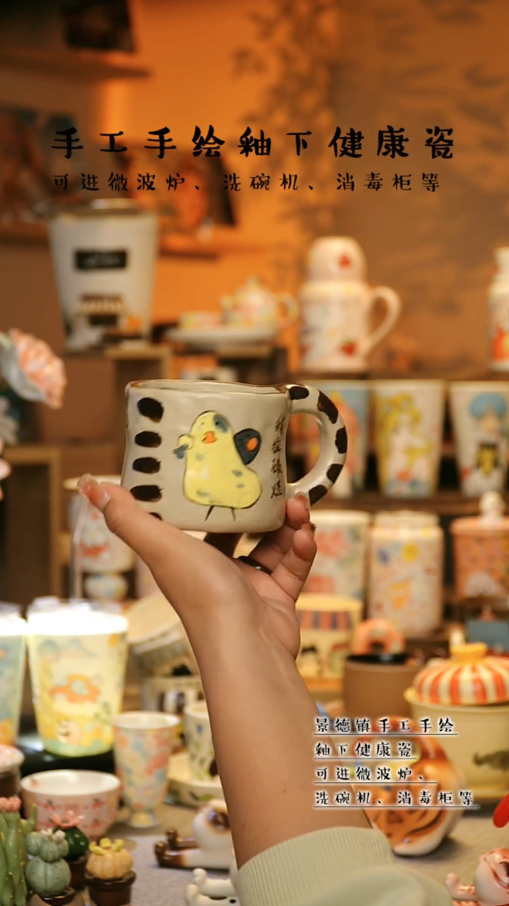 【闪购商品】杯景德镇高温釉下彩&A430