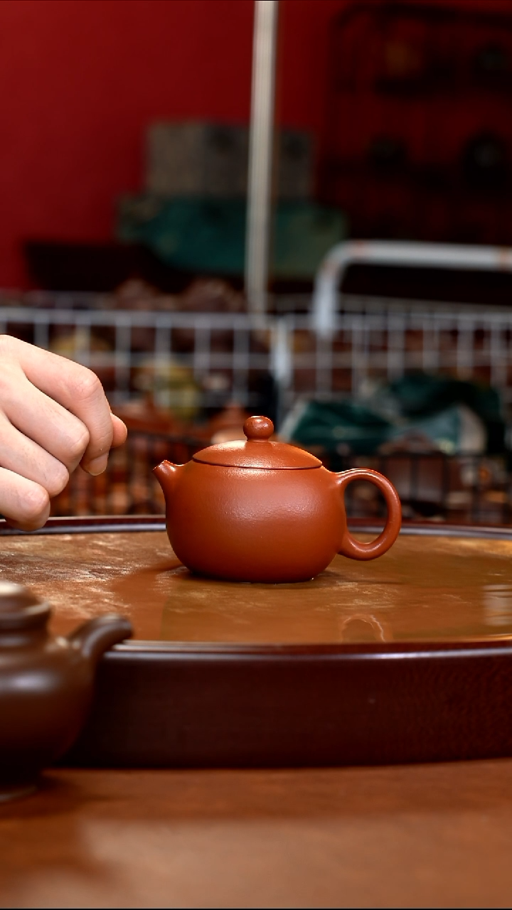 茶壶紫砂ZQ     老朱泥    西施     200cc