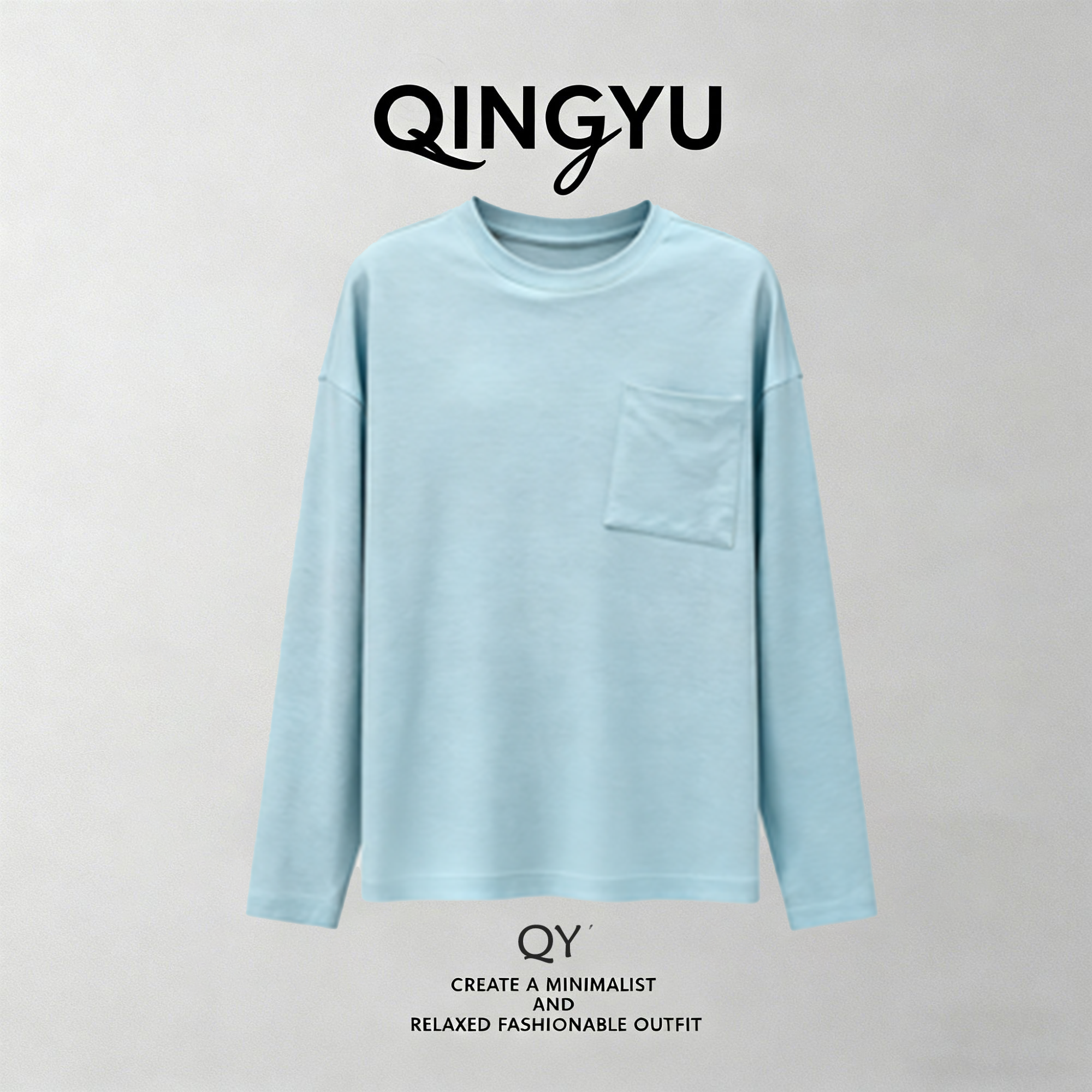 【马千伊专属】糖果口袋T 双面绒云朵百搭打底T恤