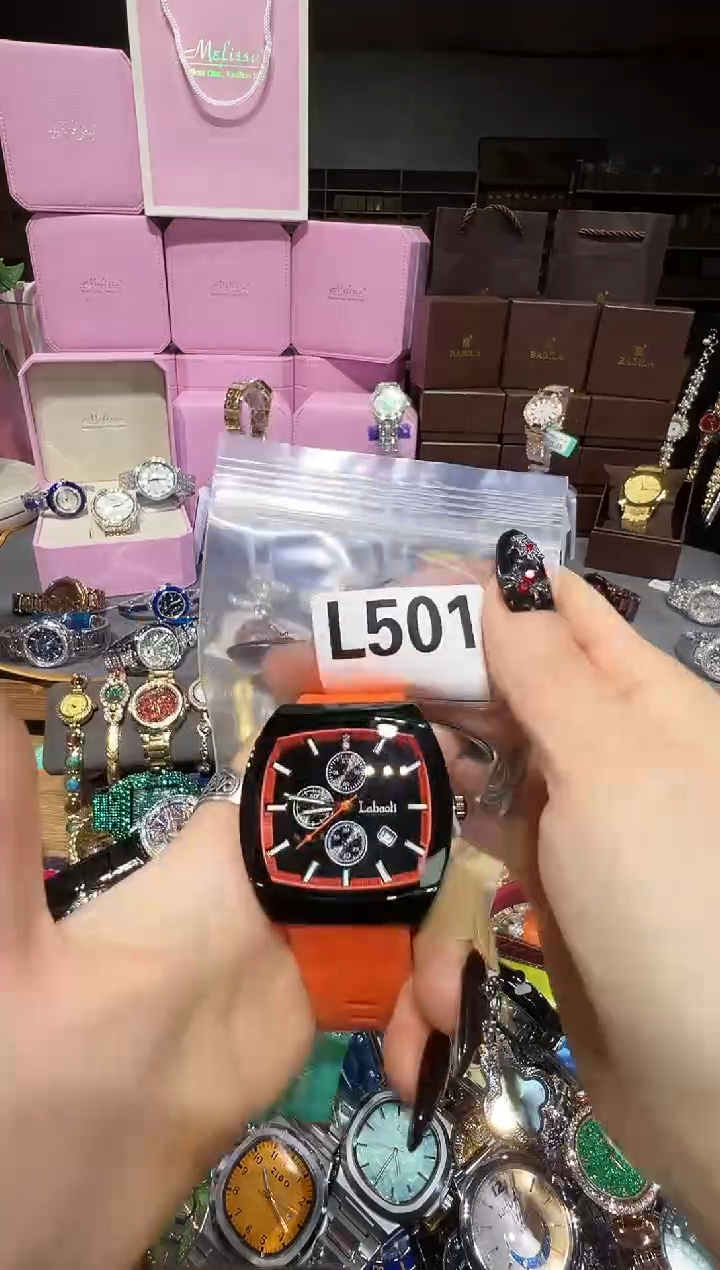 石英机芯不锈钢不锈钢直播定闪专用