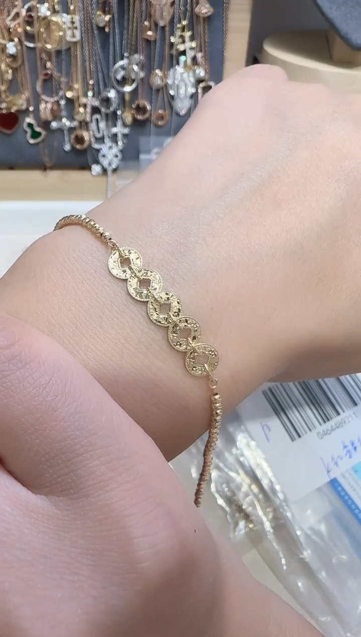 【闪购商品】18K金手链多样性发货发其一