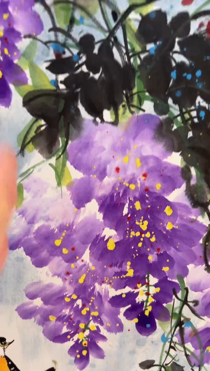 国画刘立荣亲笔绘画手绘作品D3