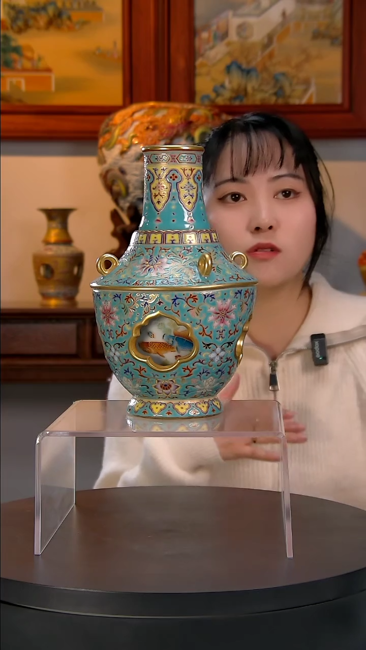 【闪购商品】转心珐琅彩瓶转心珐琅彩瓶