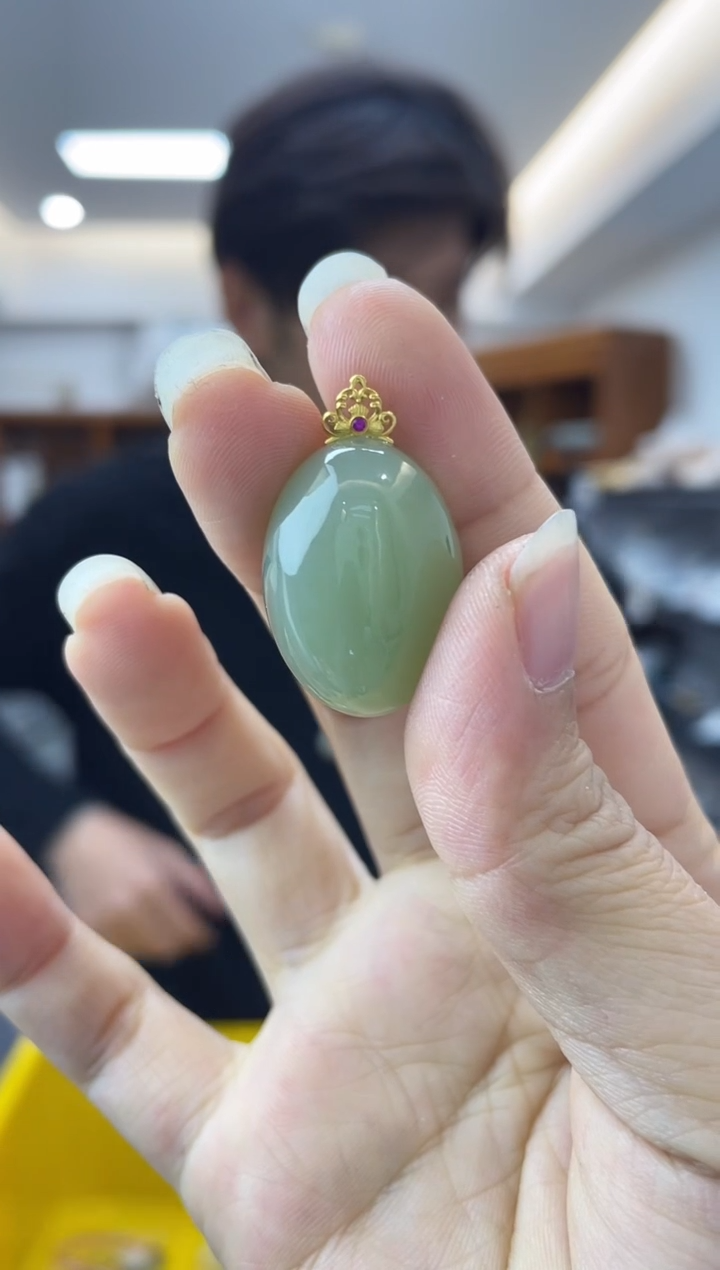 【闪购商品】和田玉·18K金镶嵌多样性一件发货