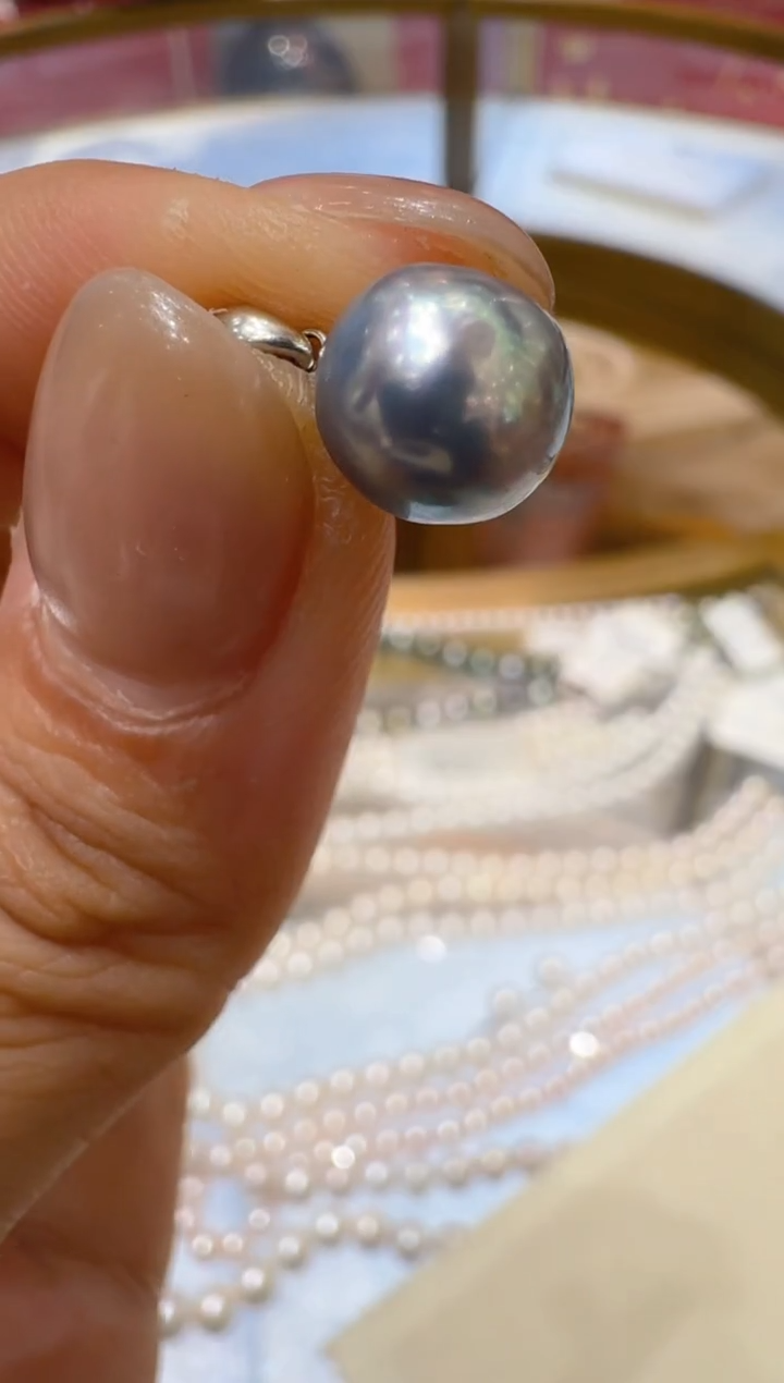 吊坠(不含链)18K金镶嵌海水珍珠多样性团购发一件