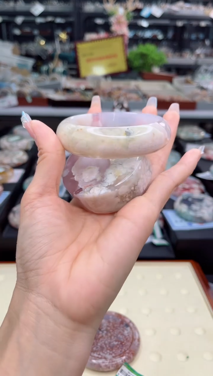 【闪购商品】石英质玉手镯未镶嵌61圈口（赠品镯心）6540123