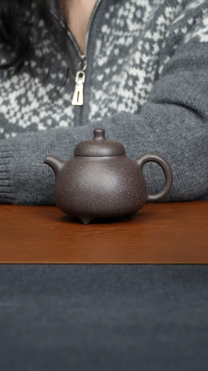 【闪购商品】紫砂茶壶原矿零添加三足乳鼎容量220毫升